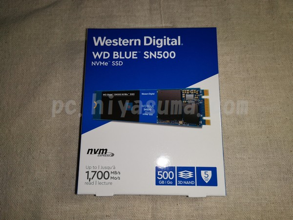 WD Blue SN500 NVMe SSDの500GBを購入